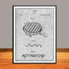 1845 J.  Hawkins Gridiron Patent Print - Unframed