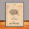 1845 J.  Hawkins Gridiron Patent Print - Unframed