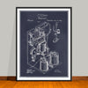 1869 Thomas Edison Telegraph Patent Print - UNFRAMED