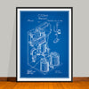 1869 Thomas Edison Telegraph Patent Print - UNFRAMED