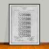 1873 Dominoes Game Patent Print - UNFRAMED