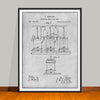 1873 Louis Pasteur Brewing Beer and Ale Patent Print - UNFRAMED