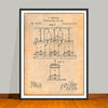 1873 Louis Pasteur Brewing Beer and Ale Patent Print - UNFRAMED