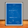 1874 Straight Razor Patent Print - UNFRAMED