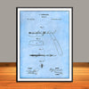 1874 Straight Razor Patent Print - UNFRAMED