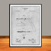 1874 Straight Razor Patent Print - UNFRAMED