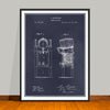 1876 Beer Cooler Patent Print - UNFRAMED