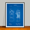 1876 Beer Cooler Patent Print - UNFRAMED