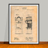 1876 Beer Cooler Patent Print - UNFRAMED