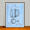 1876 Beer Mug Patent Print - UNFRAMED