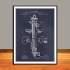 1876 Fire And Drinking Hydrant Patent Print - Unframed