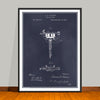1877 Stencil Pen Tattooing Machine by Thomas Edison Patent Print - Unframed