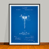 1877 Stencil Pen Tattooing Machine by Thomas Edison Patent Print - Unframed