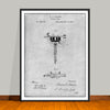 1877 Stencil Pen Tattooing Machine by Thomas Edison Patent Print - Unframed