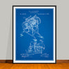 1878 Lavalette Printing Press Patent Print - Unframed