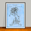 1878 Lavalette Printing Press Patent Print - Unframed