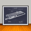 1879 Cribbage Board Patent Print - UNFRAMED