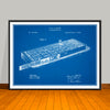 1879 Cribbage Board Patent Print - UNFRAMED