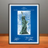 1879 Bartholdi Statute Of Liberty Patent Print - Unframed