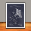 1879 Fireman's Shield Patent Print - Unframed