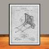 1879 Fireman's Shield Patent Print - Unframed