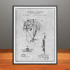 1879 Horse Bridle Attachments Patent Print - Unframed