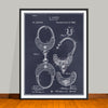 1880 Handcuffs Patent Print - UNFRAMED