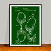 1880 Handcuffs Patent Print - UNFRAMED