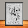 1880 Firemen's Suit Patent Print - Unframed