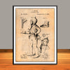 1880 Firemen's Suit Patent Print - Unframed