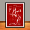 1880 Firemen's Suit Patent Print - Unframed