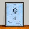 1880 Thomas Edison Electric-Lamp Patent Print - Unframed