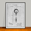 1880 Thomas Edison Electric-Lamp Patent Print - Unframed