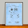 1881 Alexander Graham Bell Telephone Receiver Patent Print - UNFRAMED