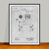 1881 Alexander Graham Bell Telephone Receiver Patent Print - UNFRAMED