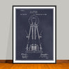 1881 Edison Bulb Patent Print - UNFRAMED