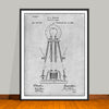 1881 Edison Bulb Patent Print - UNFRAMED