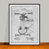 1881 Alexander Graham Bell Telephone Patent Print - Unframed