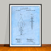 1881 Thomas Edison Incandescing Electric Lamp Patent Print - Unframed