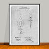 1881 Thomas Edison Incandescing Electric Lamp Patent Print - Unframed