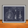 1881 Velocipede Bicycle Horizontal Patent Print - Unframed
