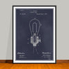 1882 Edison Bulb Patent Print - UNFRAMED