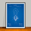 1882 Edison Bulb Patent Print - UNFRAMED