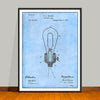 1882 Edison Bulb Patent Print - UNFRAMED