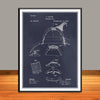 1882 Cairns Fireman's Hat Patent Print - Unframed