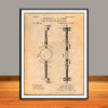 1882 J. Tregoning & L.H. Latimer Electric Lamps Patent Print - Unframed