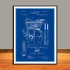 1883 J.E. Matzeliger Lasting Machine Patent Print - Unframed