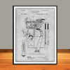1883 J.E. Matzeliger Lasting Machine Patent Print - Unframed