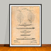 1884 Manufacture of Cigars Patent Print - UNFRAMED