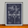 1885 Road Grader Patent Print - Unframed